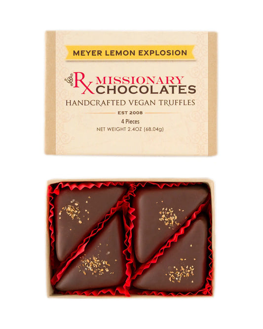 Meyer Lemon Explosion Truffles