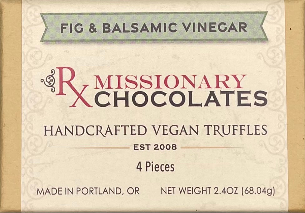 Fig & Balsamic Vinegar Truffles