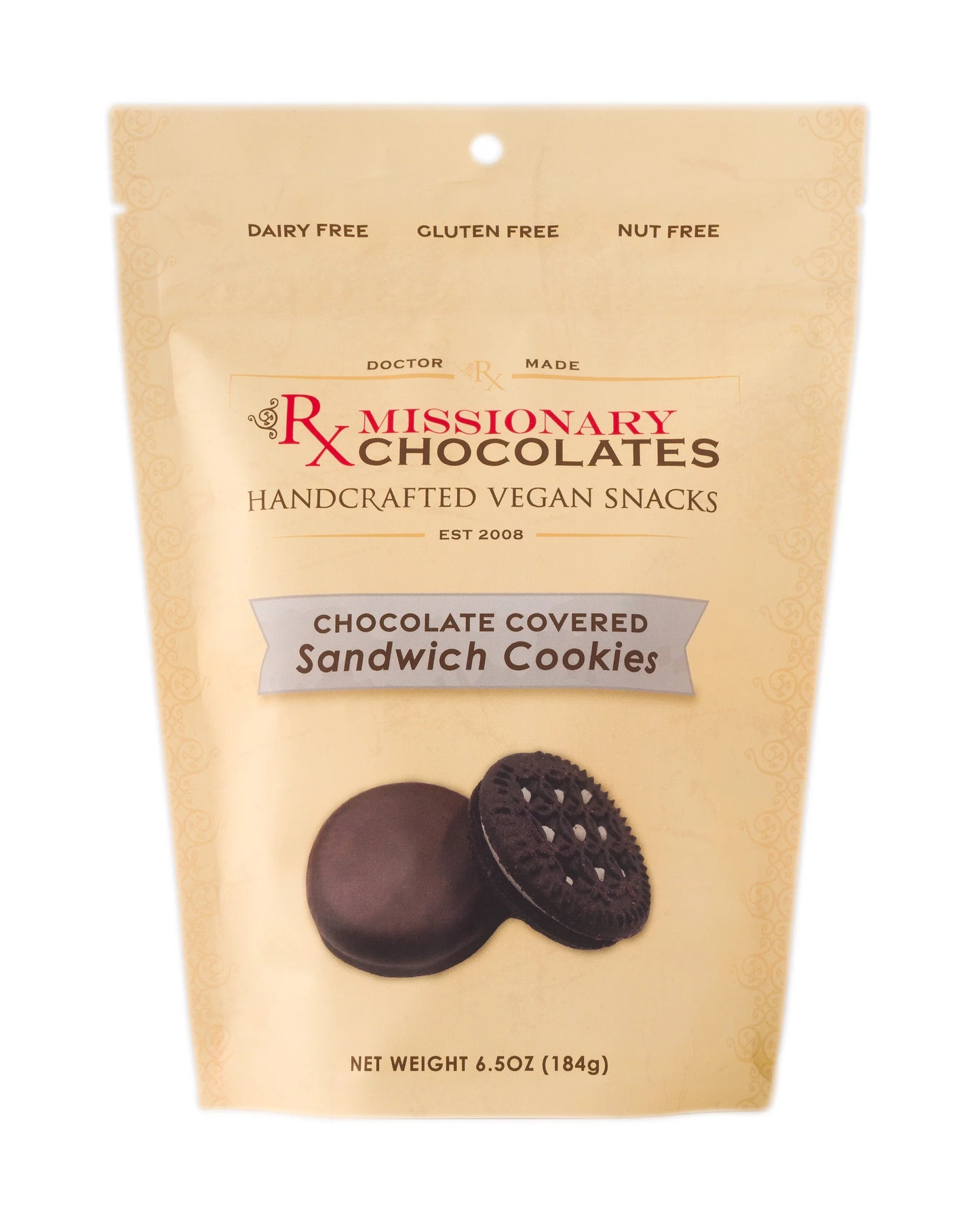 Chocolate covered Sandwich Cookies