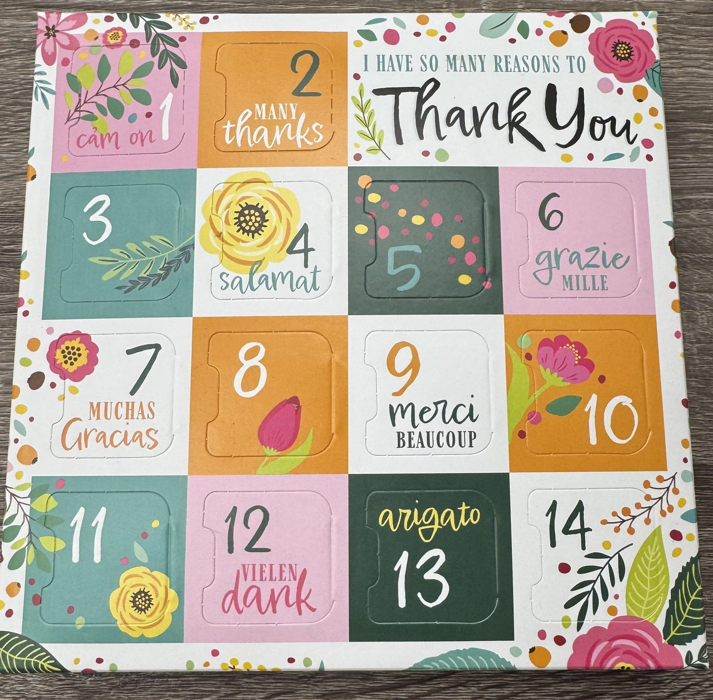 16 PC Advent Calendar with Soft Caramels