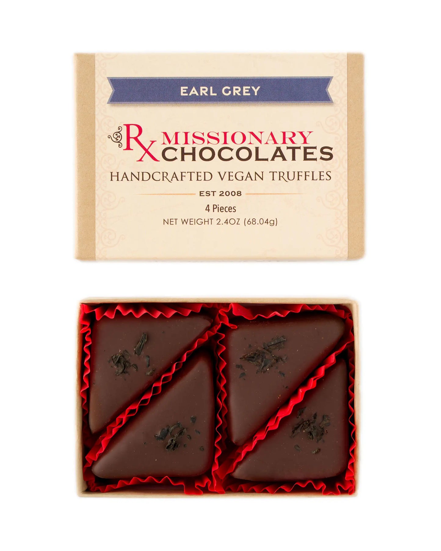 Earl Grey Truffles featuring Jasmine Pearl Tea