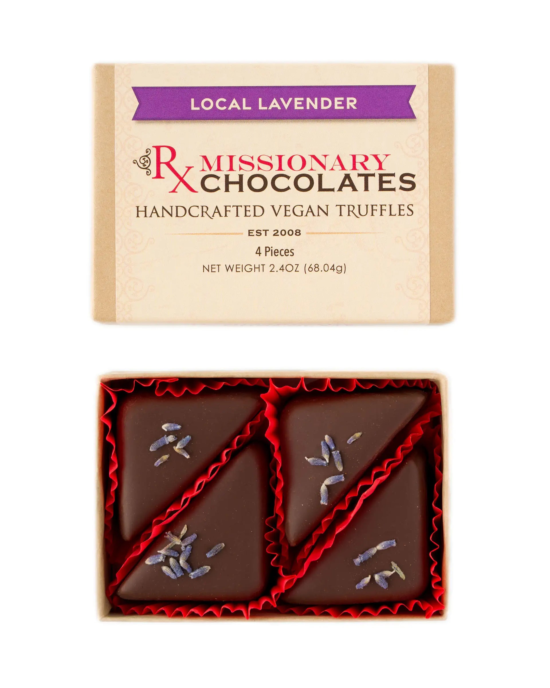 Local Lavender Truffles – Missionary Chocolates