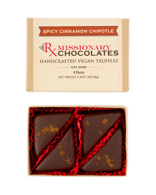 Spicy Cinnamon Chipotle Truffles