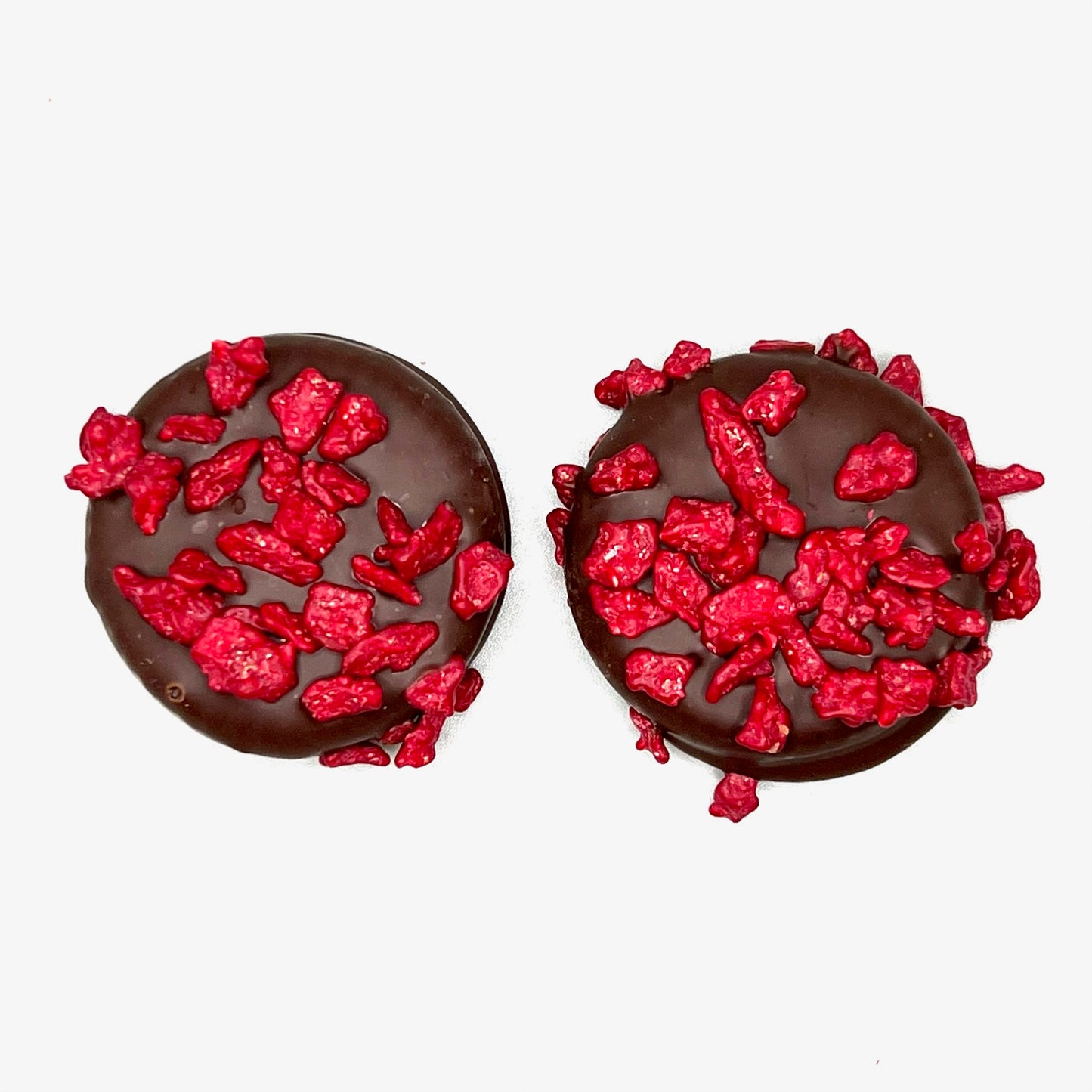 Fancy Valentine's Bags with Crispy Raspberry GF Cookies