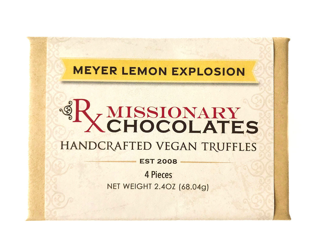 Meyer Lemon Explosion Truffles