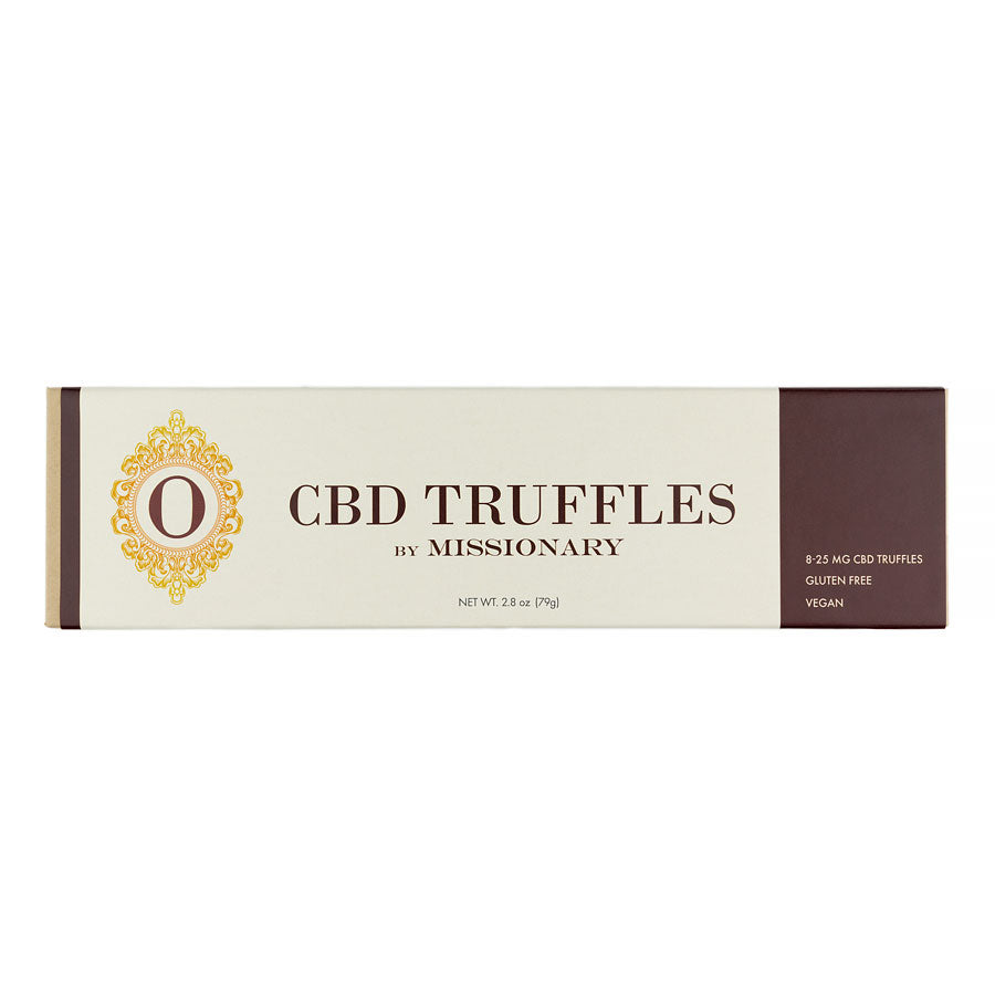 Missionary Chocolates CBD Truffles 8 Piece Box